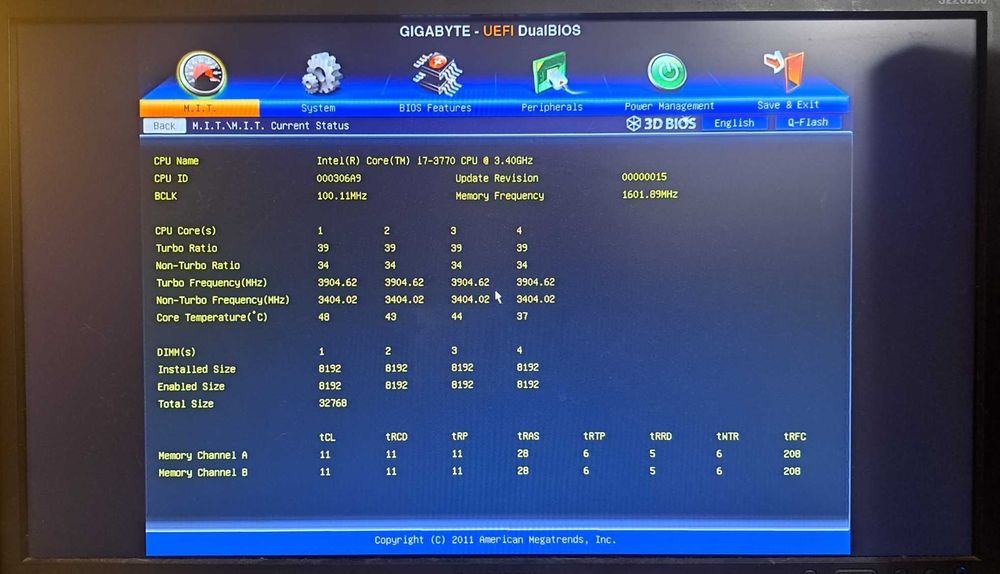 Płyta gł. Gigabyte GA-Z77M-D3H TH/IC I7-3770 3,4GHz/32GB+AMDHD6450 1GB