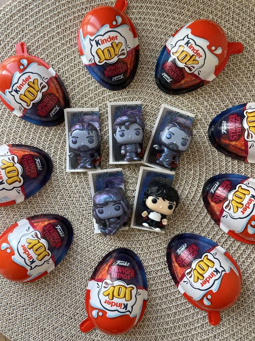 Фігурки Stranger Things Kinder Joy! Майк/Едді/Хопер/Стів