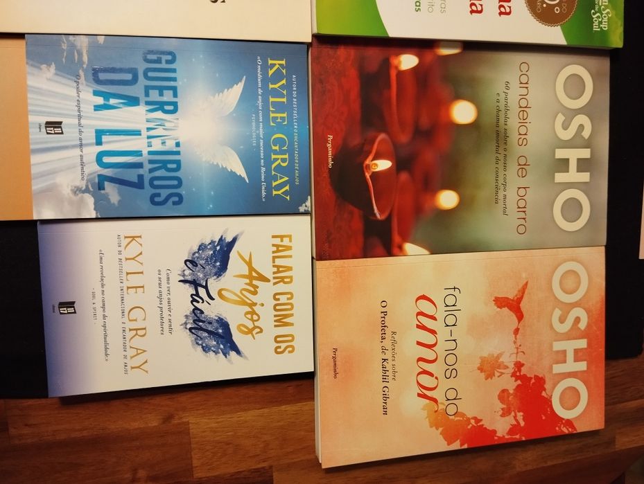Livros sobre espiritualidade, meditação e ajuda pessoal