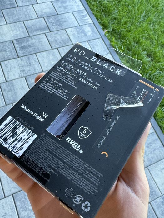dyski m2 nvme WD Black sn7100 2tb/500gb; 5 letnia gwarancja