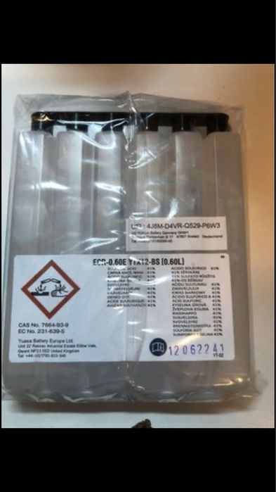 Bateria yuasa para Mota