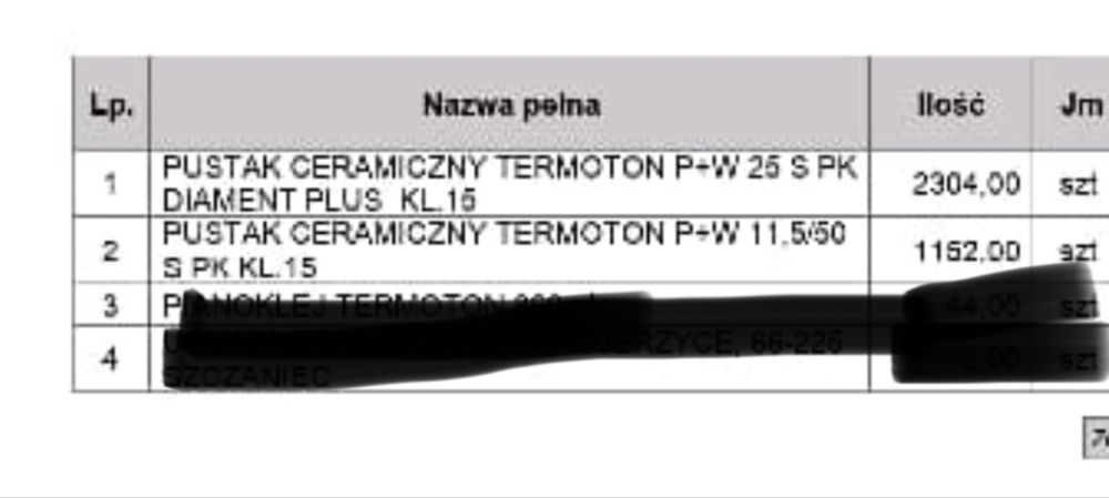 Pustak ceramiczny termoton
