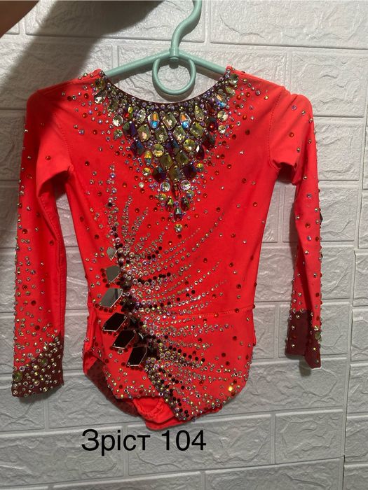 ПРОКАТ купальник для художньої гімнастики104.Художественная гимнастика