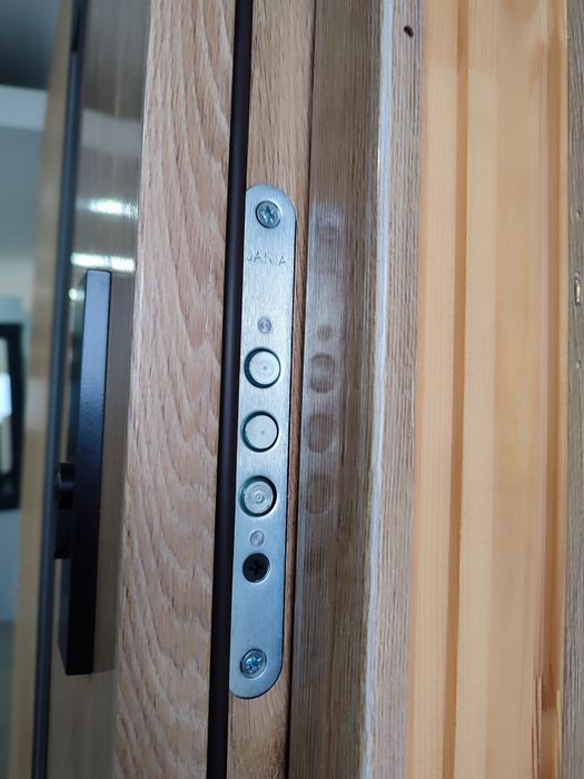 Drzwi wejściowe ocieplone 80 i 90 lewe lub prawe turner oak 72mm