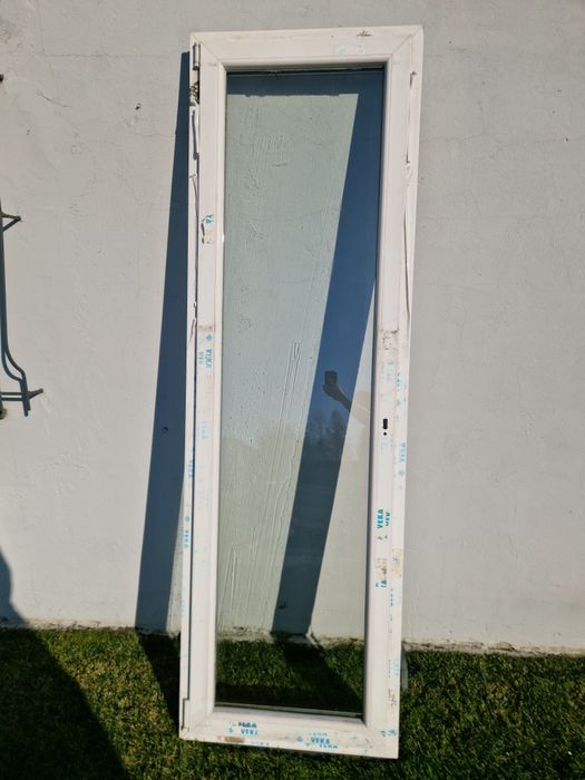 Okno 75x238 drzwi 2 szybowe balkonowe pcv nowe