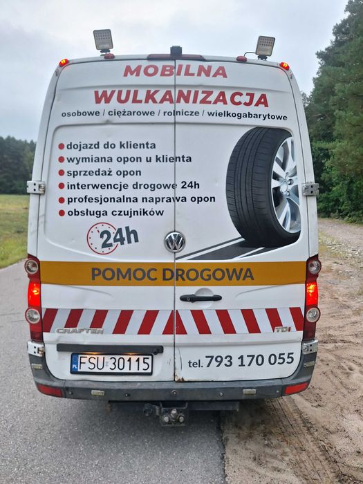Pomoc drogowa 24/7 Autoholowanie Autolaweta  Wulkanizacja mobilna