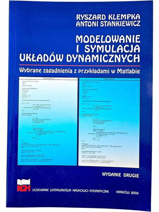R Klempka A Stankiewicz Modelowanie I Symulacja Układów Dynamicznych