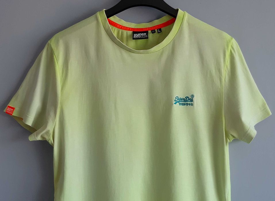 Limonkowy T-Shirt Superdry