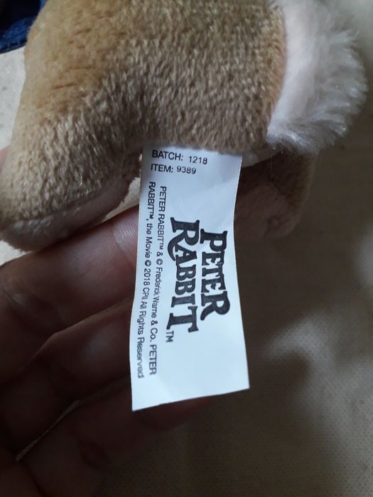 брелок  мягкая игрушка  кролик Peter Rabbit от Whitehous