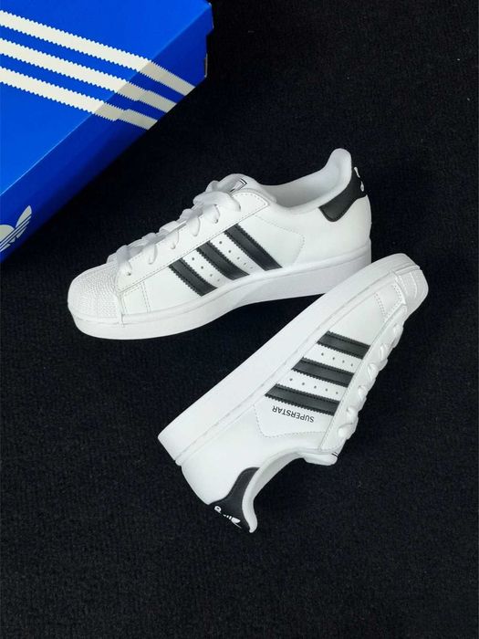 Oryginalne męskie buty adidas Superstar XLG White R.42
