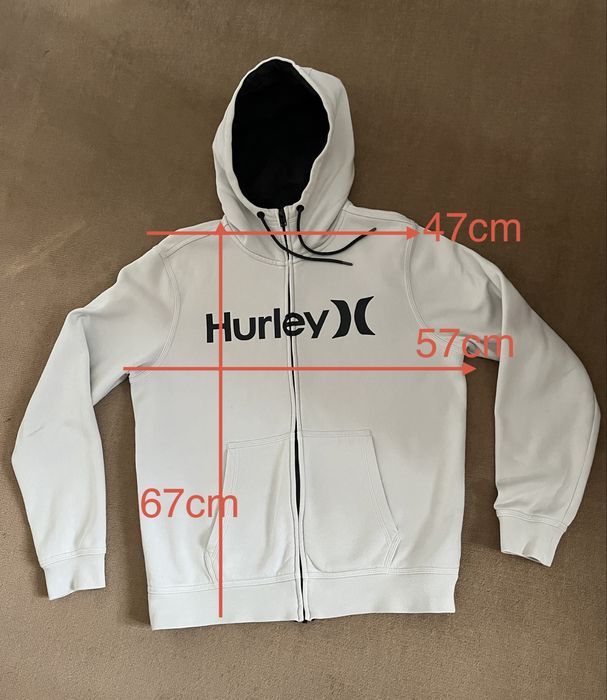 Hoodie Hurley branco mastique S