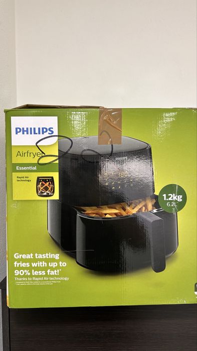 Airfryer Philips Essential 6.2L – Usada, em ótimo estado