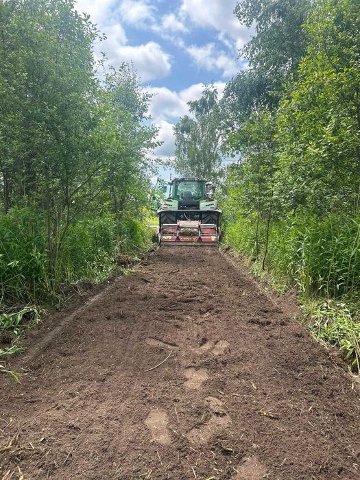 wycinka drzew karczowanie mulczer leśny