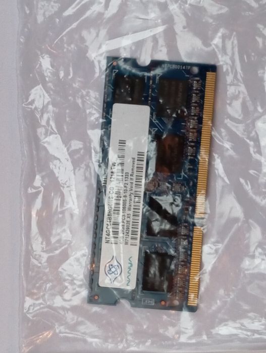 Kość pamięci Ram 4 GB ddr3