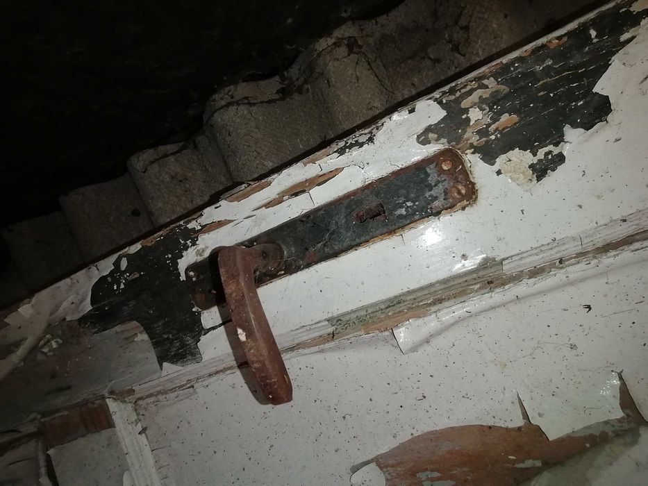 Drzwi wew. drewniane 100 lat poniemieckie (200cm x 92cm)