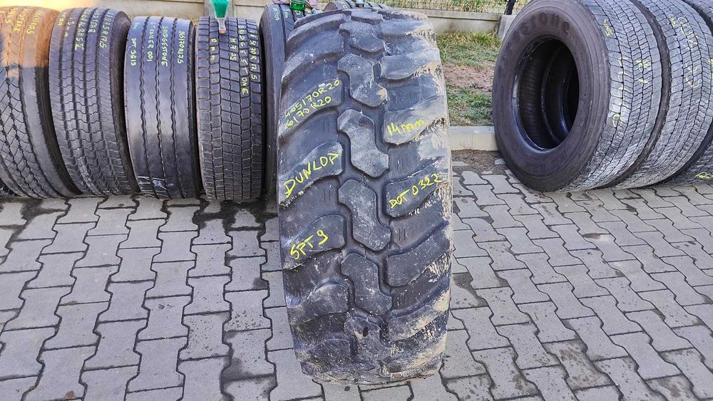 Opona 405/70R20 DUNLOP SPT9 14mm x1