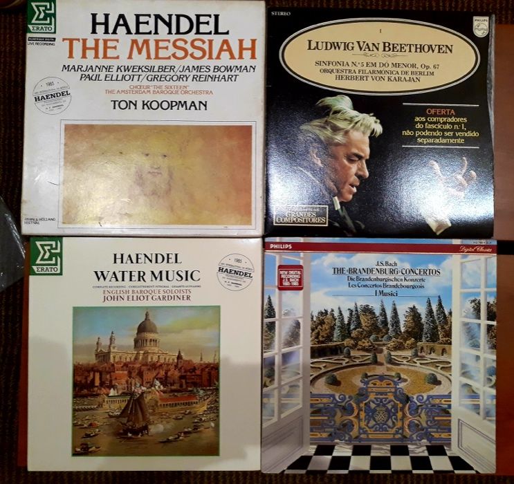 Vinil- Haendel "Water Music (John Eliot Gardiner)"