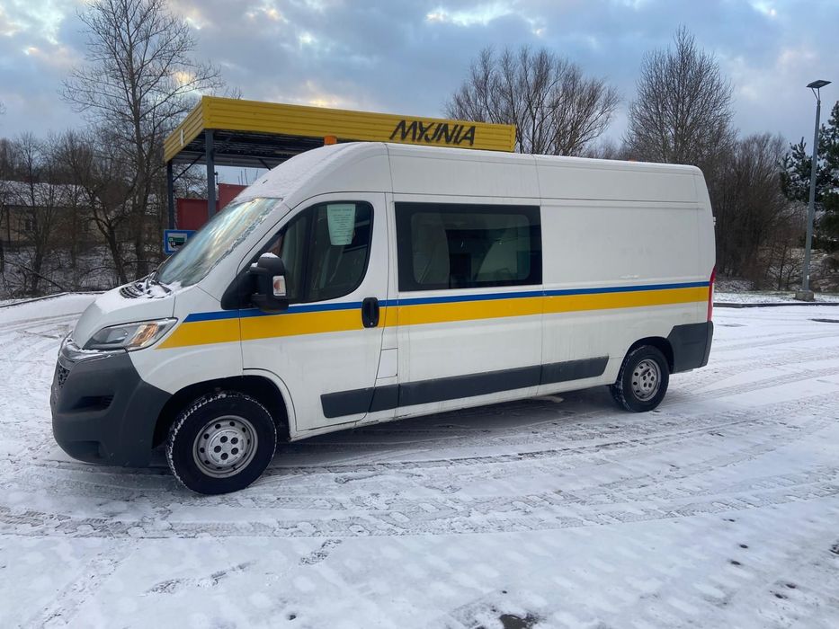 Citroën JUMPER L3H2 BRYGADÓWKA 7-OS  jumper bryg 7-os L3h2 klima tempo navi parktronic stan idealny bezwyp