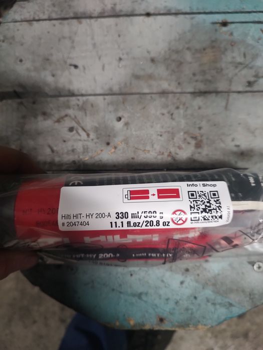 Chemia kotwa chemiczna hilti