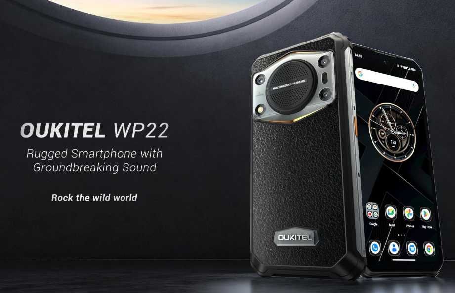 Oukitel WP22. 8Gb/256Gb, FHD+, 10000Ma, NFC, Супердинамік+Night Vision