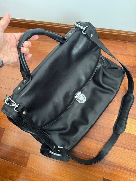 Bolsa executiva masculina de couro