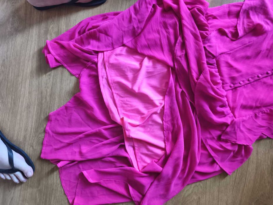 Vestido Rosa marca Portuguesa Mahrla