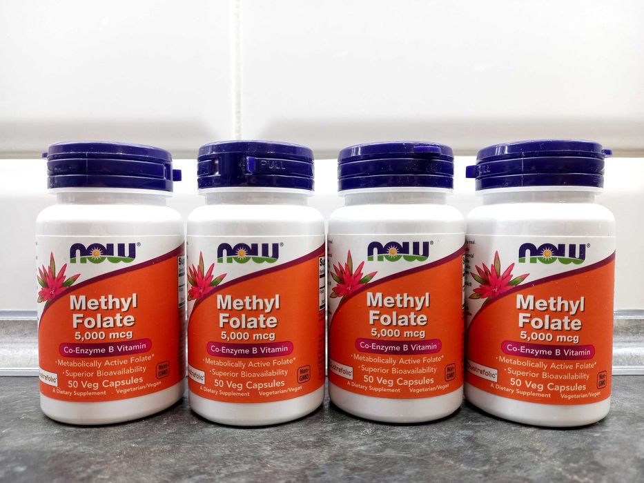 Now Foods, Methyl Folate 5000 мкг (50 капс.), метилфолат, метафолин B9