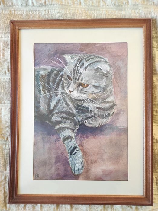 Малюнок аквареллю на папері