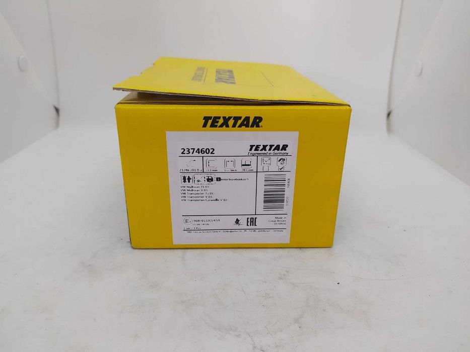 Колодки гальмівні (передні) TEXTAR VW Multivan/T5 03-/T6 15-