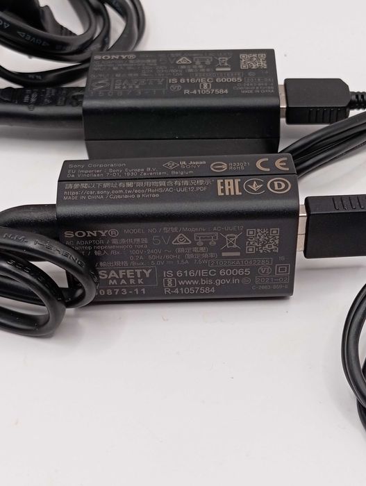 2 SONY AC. ADAPTADOR AC-UUE 12