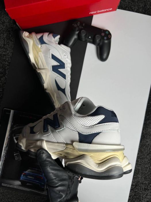 Чоловічі кросівки нью беланс New Balance 9060 White Navy [41,42,43,44,45]