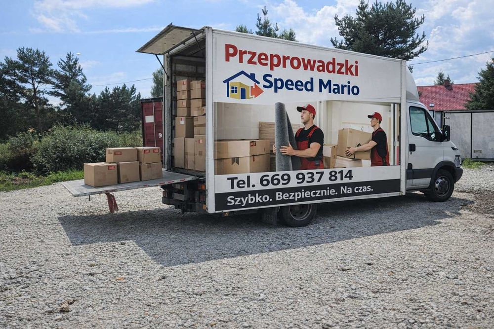 Transport przeprowadzki Speed Mario z windą Kamienna Góra i okolice