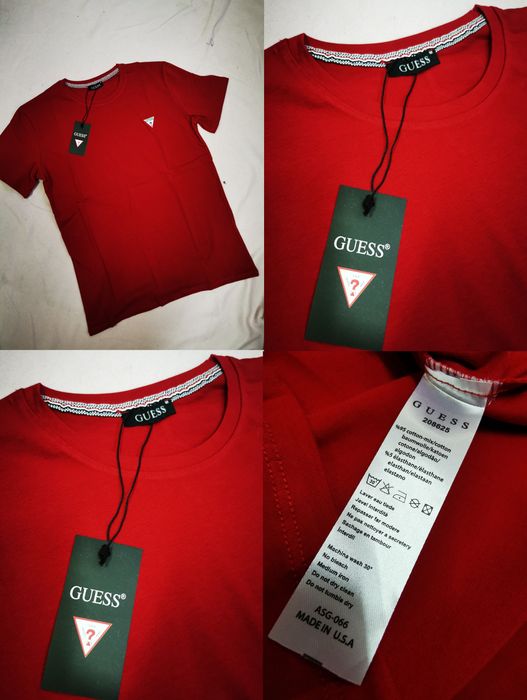 Koszulka męska Ralph Lauren Guess M-XXL mały znaczek kolory