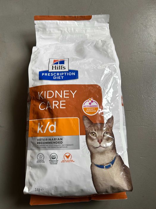 Ração Hill's Prescription Diet k/d Kidney Care Chicken 3 kg – Embalagem Selada