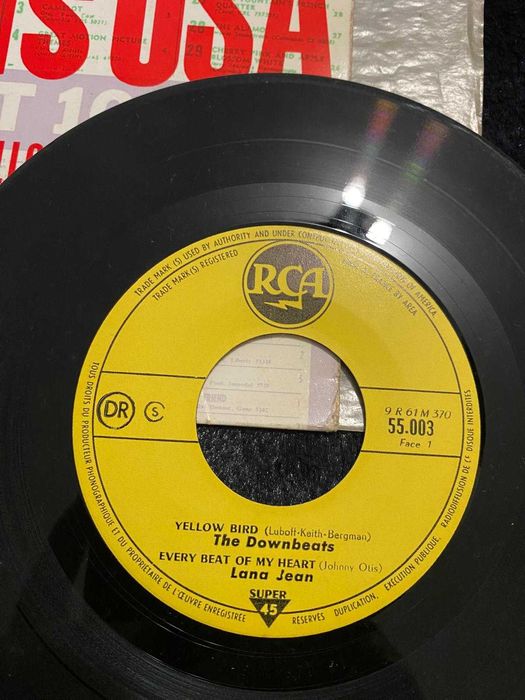 4 Hits U.S.A. Yellow Bird, Stand By Me, Travelin’ Man – 7” 45 France