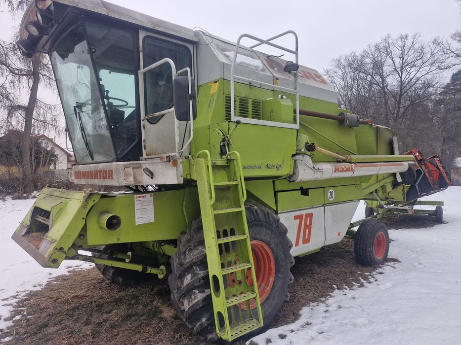 Kombajn zbożowy Claas Dominator 78, 1992r., 3435mth, ładny stan!