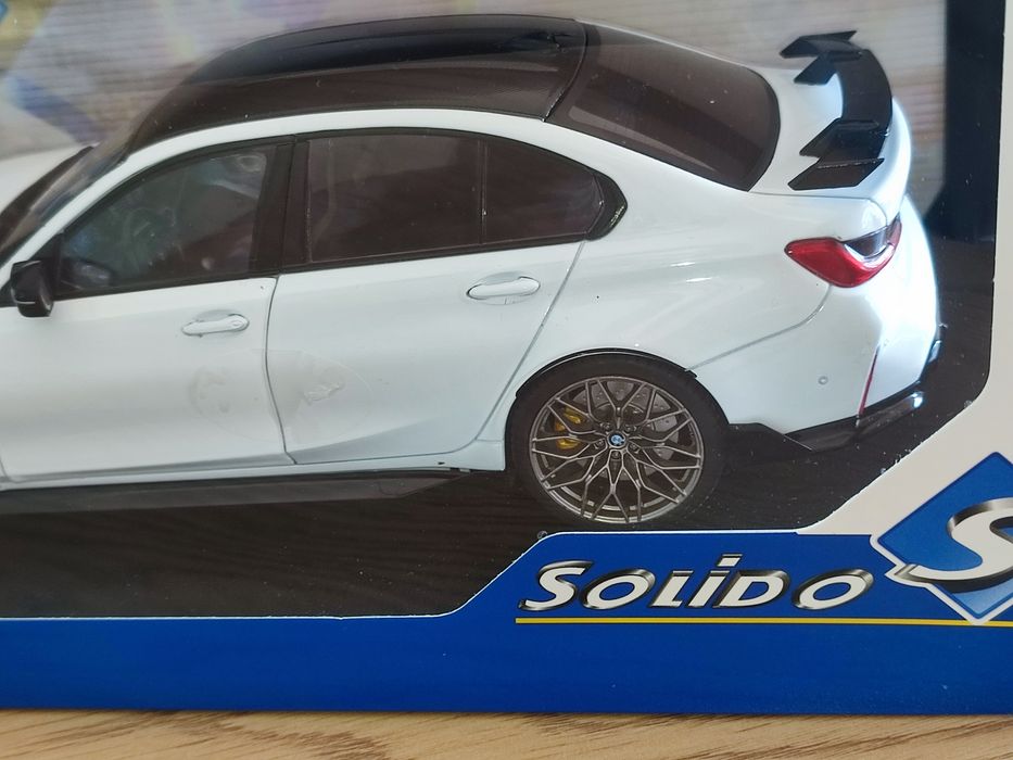 BMW M3 Competition G80 Solido 1:18 Alpin White