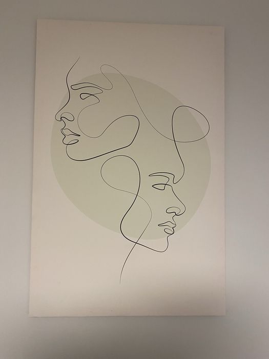 Plakat / Obraz na płótnie Line Art – Nowoczesny / Boho – Stan idealny!