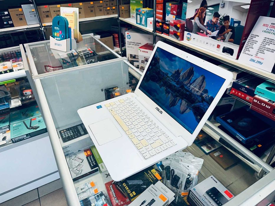 Laptop ASUS R417S 14" biały N3050 2GB SSD 256GB Win 10
