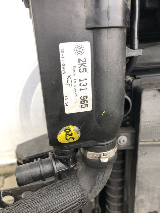 Радиатор вентилятор Caddy 2015 разборка