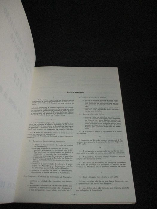 Livro 1ª Assembleia da Organização do Sector Público da ORL PCP