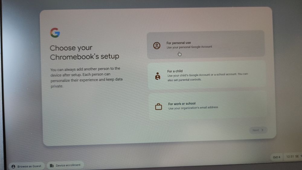 ASUS Chromebook c204 11.6"