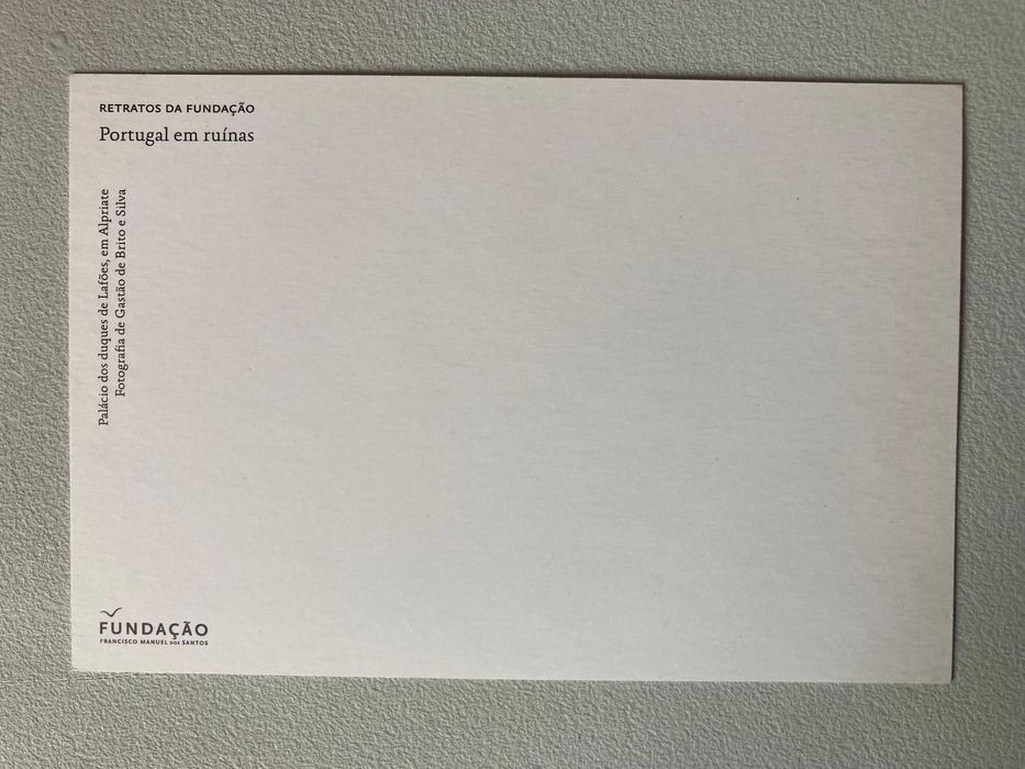 Postal Portugal em Ruínas
