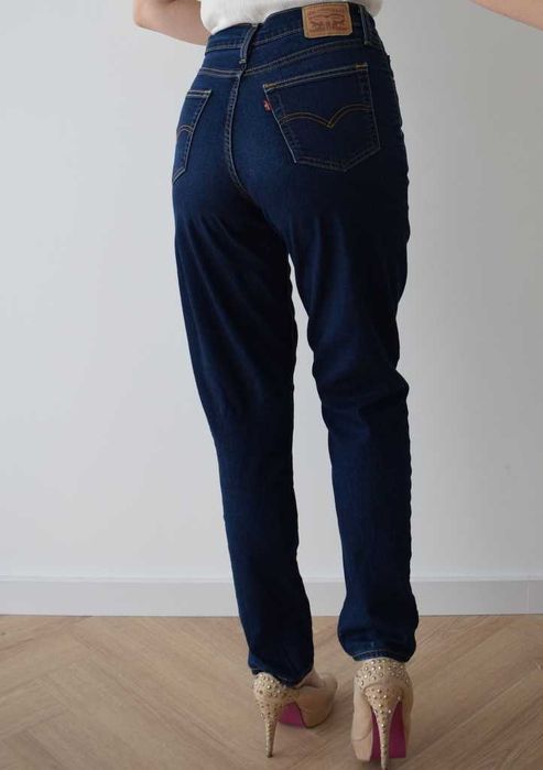 Levi's 724 high rise  w28 l32 m spodnie jeansy proste wysoki stan