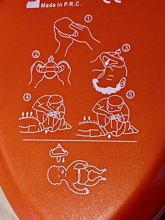 Mascara de reanimacao boca a boca