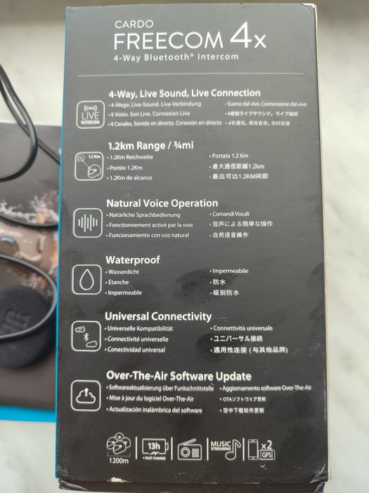 Мото гарнітура Cardo freecom 4x з JBL
