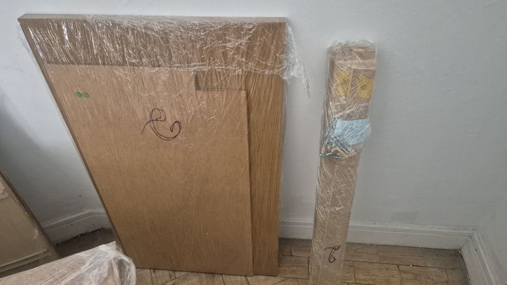 Cómoda IKEA malm de três gavetas castanha