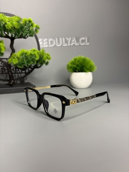 Окуляри chrome hearts  black+gold
