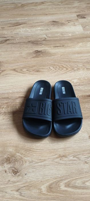 Klapki na basen czarne big star 40