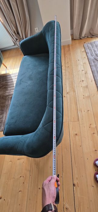 Zestaw mebli. Sofa x3 , glamour , pikowana